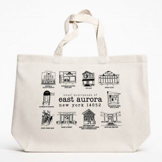 Small Businesses of East Aurora - Tote Bag