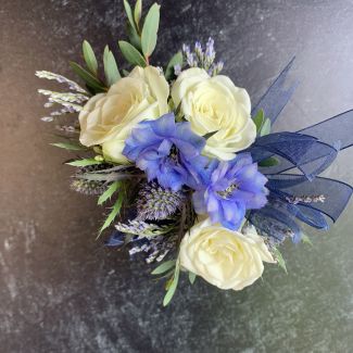Indigo corsage