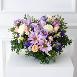 Lovely Lavender Tribute Heart