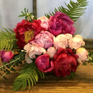 Crazy train Double peony bouquet