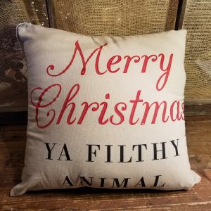 Filthy Animal Pillow