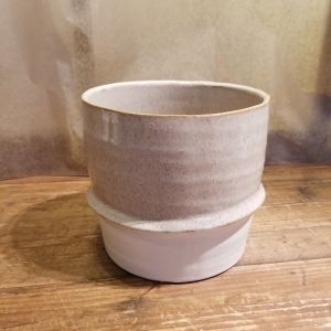 Cream Ceramic Planter