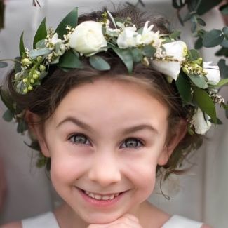 Flower Girl Blossom Crown