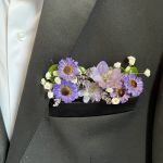 Violet Collection: Pocket Boutonniere