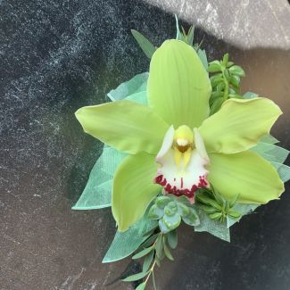 Jade corsage