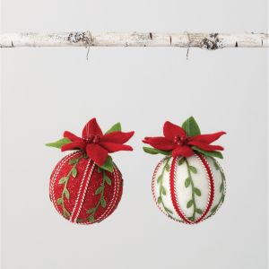 Floral Ball Ornament