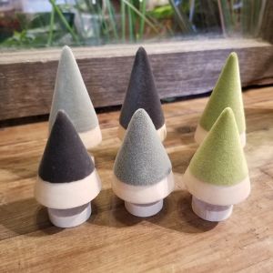 Flocked Decorative Trees