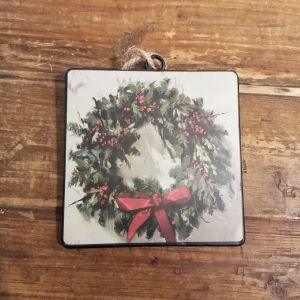 Mini Holiday Wall Plaque
