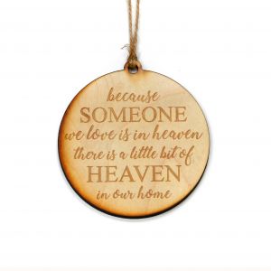 Heaven In Our Home Wood Ornament 