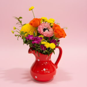 Polka Dot Pitcher - Arrangement
