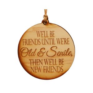 Old & Senile Wood Ornament