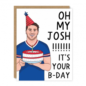 Oh my Josh! - Birthday Card