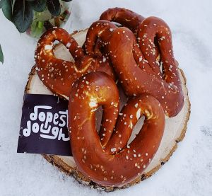 Dopest Dough Sourdough Pretzels