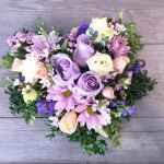 Lovely Lavender Tribute Heart