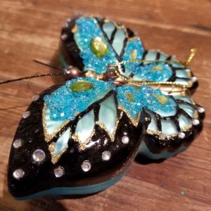 Blue Butterfly Ornament