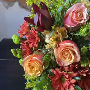 Designer's Choice - Thanksgiving Bright and bold Arrangement 