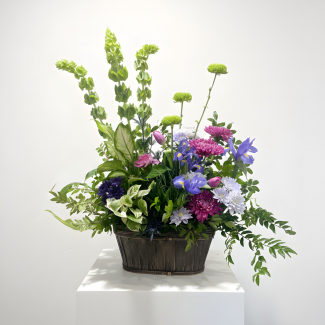 Enduring Love - Mixed Basket Arrangement