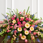 Sweet Pink Casket Spray