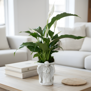 Praying Angel - Peace Lily