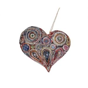 Heart Paper Ornament
