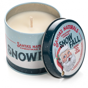 Santa's Naturals Christmas Candle - Snow Fall