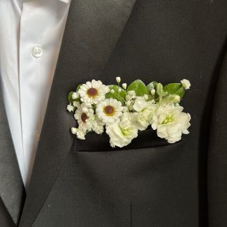 Yin Yang Collection: Pocket Boutonniere