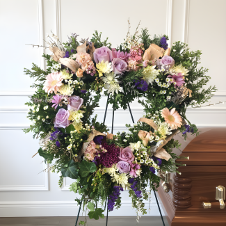 Lovely Lavender Open Heart