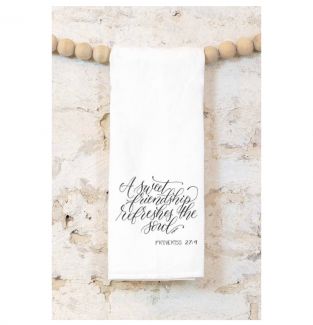 A Sweet Friendship Tea Towel