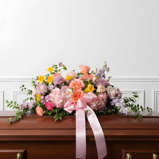 Light and Love - Casket Spray