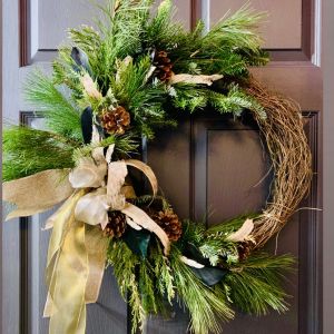 Take & Make Fresh Winter Pine Wreath Kit