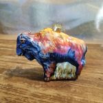 Colorful Buffalo Ornament